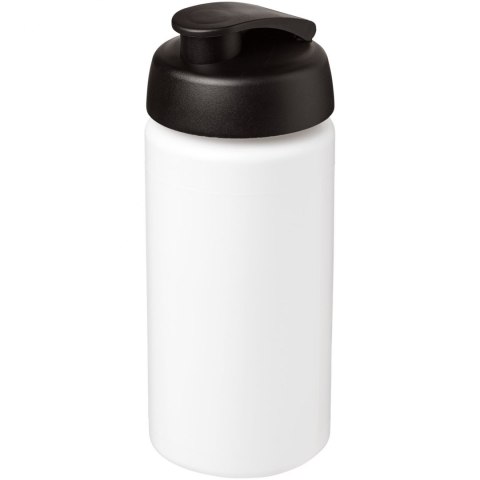 Bidon Baseline® Plus o pojemności 500 ml z wieczkiem zaciskowym i uchwytem biały, czarny Bidon Baseline® Plus o pojemności 500 ml z wieczkiem zaciskowym i uchwytem biały, czarny
