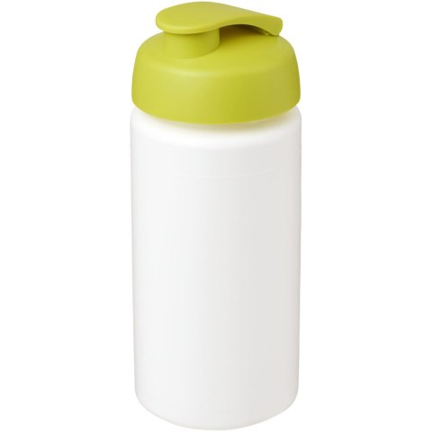 Bidon Baseline® Plus o pojemności 500 ml z wieczkiem zaciskowym i uchwytem biały, limonka Bidon Baseline® Plus o pojemności 500 ml z wieczkiem zaciskowym i uchwytem biały, limonka