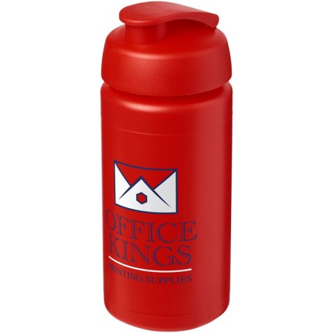 Bidon Baseline® Plus o pojemności 500 ml z wieczkiem zaciskowym i uchwytem czerwony Bidon Baseline® Plus o pojemności 500 ml z wieczkiem zaciskowym i uchwytem czerwony