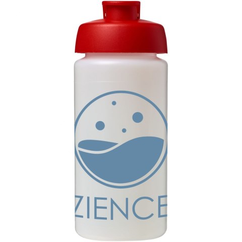 Bidon Baseline® Plus o pojemności 500 ml z wieczkiem zaciskowym i uchwytem przezroczysty, czerwony Bidon Baseline® Plus o pojemności 500 ml z wieczkiem zaciskowym i uchwytem przezroczysty, czerwony