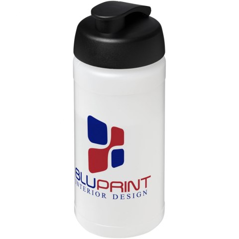 Bidon Baseline® Plus o pojemności 500 ml z wieczkiem zaciskowym przezroczysty, czarny Bidon Baseline® Plus o pojemności 500 ml z wieczkiem zaciskowym przezroczysty, czarny