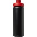 Bidon Baseline® Plus o pojemności 750 ml z wieczkiem zaciskowym i uchwytem czarny, czerwony Bidon Baseline® Plus o pojemności 750 ml z wieczkiem zaciskowym i uchwytem czarny, czerwony