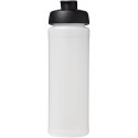 Bidon Baseline® Plus o pojemności 750 ml z wieczkiem zaciskowym i uchwytem przezroczysty, czarny