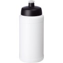 Bidon Baseline® Plus o pojemności 500 ml z wieczkiem sportowym biały, czarny Bidon Baseline® Plus o pojemności 500 ml z wieczkiem sportowym biały, czarny
