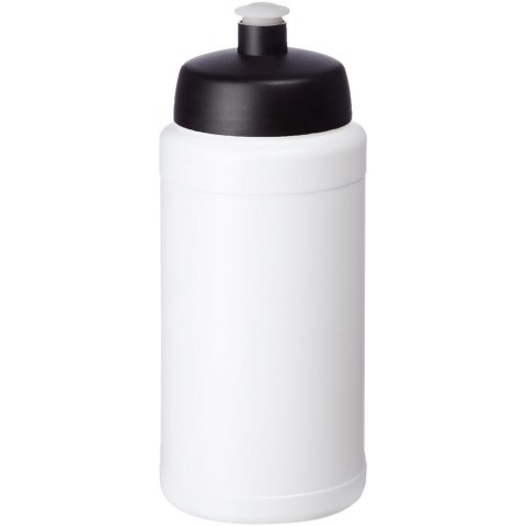 Bidon Baseline® Plus o pojemności 500 ml z wieczkiem sportowym biały, czarny Bidon Baseline® Plus o pojemności 500 ml z wieczkiem sportowym biały, czarny