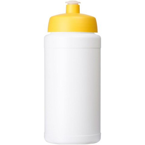 Bidon Baseline® Plus o pojemności 500 ml z wieczkiem sportowym biały, żółty Bidon Baseline® Plus o pojemności 500 ml z wieczkiem sportowym biały, żółty