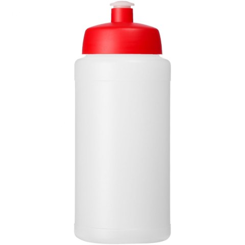 Bidon Baseline® Plus o pojemności 500 ml z wieczkiem sportowym przezroczysty, czerwony Bidon Baseline® Plus o pojemności 500 ml z wieczkiem sportowym przezroczysty, czerwony