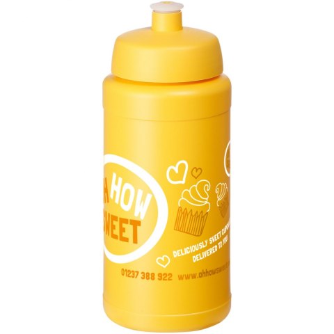 Bidon Baseline® Plus o pojemności 500 ml z wieczkiem sportowym żółty Bidon Baseline® Plus o pojemności 500 ml z wieczkiem sportowym żółty