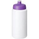 Bidon Baseline® Plus o pojemności 500 ml ze sportowym wieczkiem i uchwytem biały, fioletowy Bidon Baseline® Plus o pojemności 500 ml ze sportowym wieczkiem i uchwytem biały, fioletowy