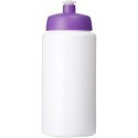 Bidon Baseline® Plus o pojemności 500 ml ze sportowym wieczkiem i uchwytem biały, fioletowy Bidon Baseline® Plus o pojemności 500 ml ze sportowym wieczkiem i uchwytem biały, fioletowy