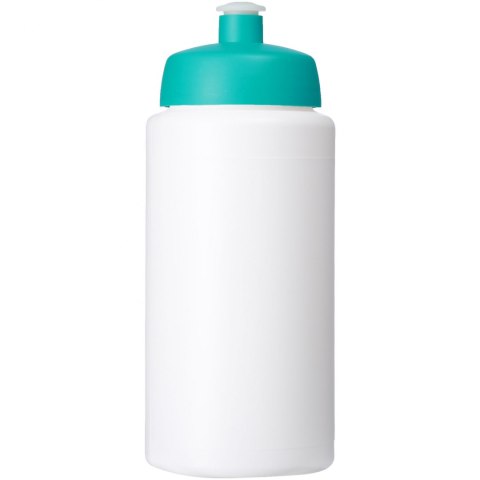 Bidon Baseline® Plus o pojemności 500 ml ze sportowym wieczkiem i uchwytem biały, morski Bidon Baseline® Plus o pojemności 500 ml ze sportowym wieczkiem i uchwytem biały, morski