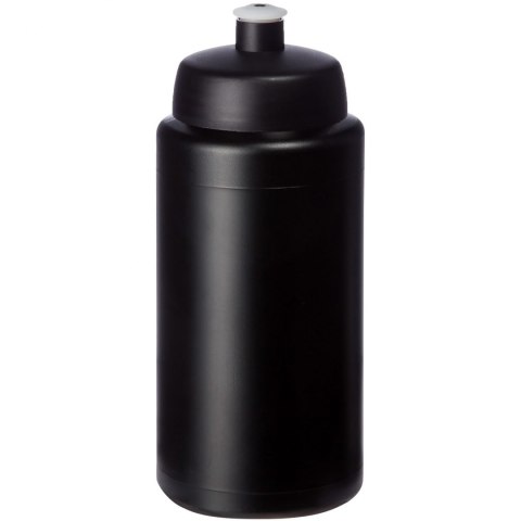 Bidon Baseline® Plus o pojemności 500 ml ze sportowym wieczkiem i uchwytem czarny Bidon Baseline® Plus o pojemności 500 ml ze sportowym wieczkiem i uchwytem czarny