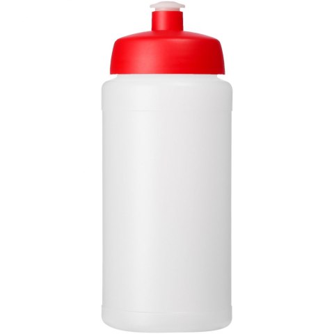 Bidon Baseline® Plus o pojemności 500 ml ze sportowym wieczkiem i uchwytem przezroczysty, czerwony Bidon Baseline® Plus o pojemności 500 ml ze sportowym wieczkiem i uchwytem przezroczysty, czerwony