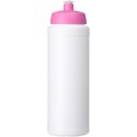 Bidon Baseline® Plus o pojemności 750 ml z wieczkiem sportowym biały, różowy Bidon Baseline® Plus o pojemności 750 ml z wieczkiem sportowym biały, różowy