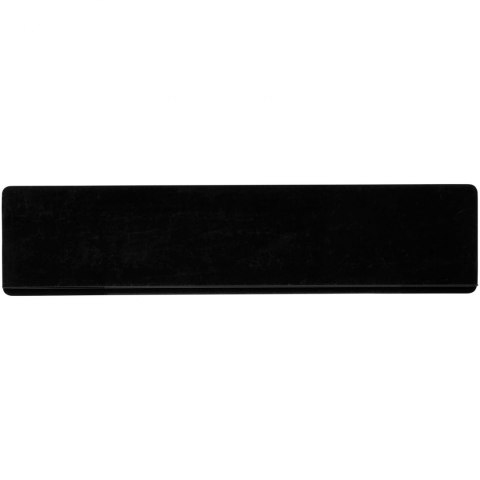 Linijka Renzo o długości 15 cm wykonana z tworzywa sztucznego czarny Linijka Renzo o długości 15 cm wykonana z tworzywa sztucznego czarny