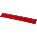 Linijka Rothko PP o długości 20 cm czerwony Linijka Rothko PP o długości 20 cm czerwony