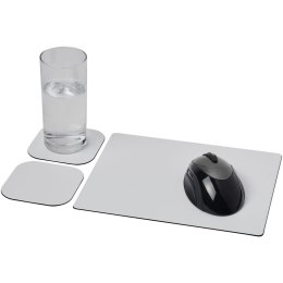 Podkładka pod mysz Brite-Mat® i zestaw podkładek pod naczynia combo 3 czarny