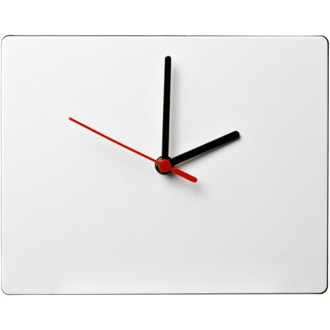 Prostokątny zegar ścienny Brite-Clock® czarny Prostokątny zegar ścienny Brite-Clock® czarny