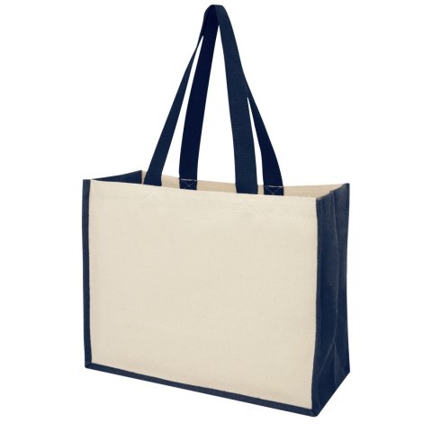 Torba z płótna 320 g/m² i juty Varai granatowy Torba z płótna 320 g/m² i juty Varai granatowy