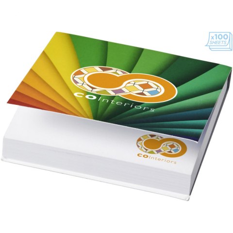 Karteczki samoprzylepne Sticky-Mate® 75x75 w miękkiej okładce biały Karteczki samoprzylepne Sticky-Mate® 75x75 w miękkiej okładce biały