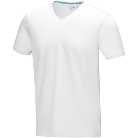 Męski T-shirt organiczny Kawartha z krótkim rękawem biały Męski T-shirt organiczny Kawartha z krótkim rękawem biały