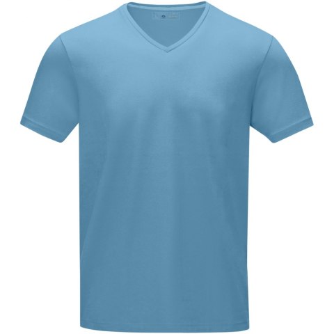 Męski T-shirt organiczny Kawartha z krótkim rękawem niebieski nxt Męski T-shirt organiczny Kawartha z krótkim rękawem niebieski nxt