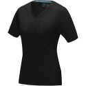Damski T-shirt organiczny Kawartha z krótkim rękawem czarny Damski T-shirt organiczny Kawartha z krótkim rękawem czarny
