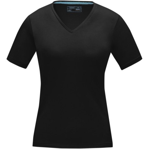 Damski T-shirt organiczny Kawartha z krótkim rękawem czarny Damski T-shirt organiczny Kawartha z krótkim rękawem czarny