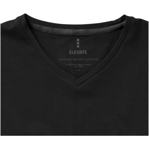 Damski T-shirt organiczny Kawartha z krótkim rękawem czarny Damski T-shirt organiczny Kawartha z krótkim rękawem czarny