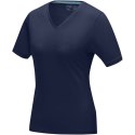 Damski T-shirt organiczny Kawartha z krótkim rękawem granatowy Damski T-shirt organiczny Kawartha z krótkim rękawem granatowy