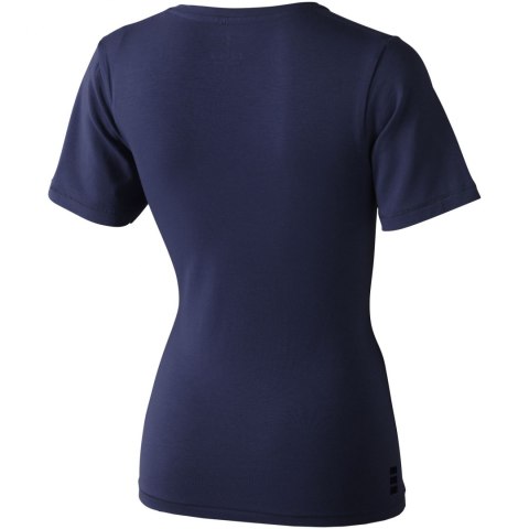 Damski T-shirt organiczny Kawartha z krótkim rękawem granatowy Damski T-shirt organiczny Kawartha z krótkim rękawem granatowy