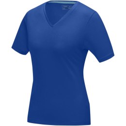 Damski T-shirt organiczny Kawartha z krótkim rękawem niebieski
