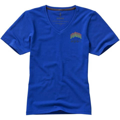 Damski T-shirt organiczny Kawartha z krótkim rękawem niebieski Damski T-shirt organiczny Kawartha z krótkim rękawem niebieski
