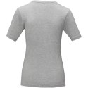 Damski T-shirt organiczny Kawartha z krótkim rękawem szary melanż Damski T-shirt organiczny Kawartha z krótkim rękawem szary melanż