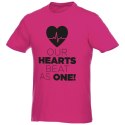 Męski T-shirt z krótkim rękawem Heros magenta Męski T-shirt z krótkim rękawem Heros magenta