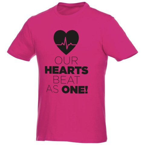 Męski T-shirt z krótkim rękawem Heros magenta Męski T-shirt z krótkim rękawem Heros magenta
