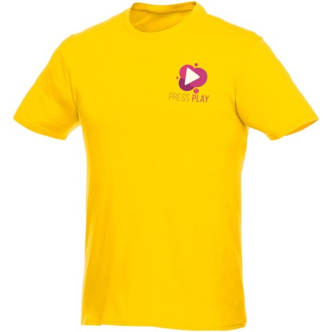 Męski T-shirt z krótkim rękawem Heros żółty Męski T-shirt z krótkim rękawem Heros żółty