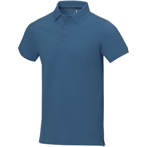 Męskie polo Calgary z krótkim rękawem tech blue Męskie polo Calgary z krótkim rękawem tech blue