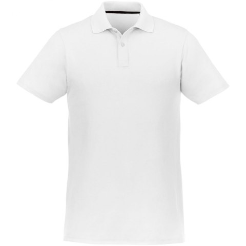 Helios - koszulka męska polo z krótkim rękawem biały Helios - koszulka męska polo z krótkim rękawem biały