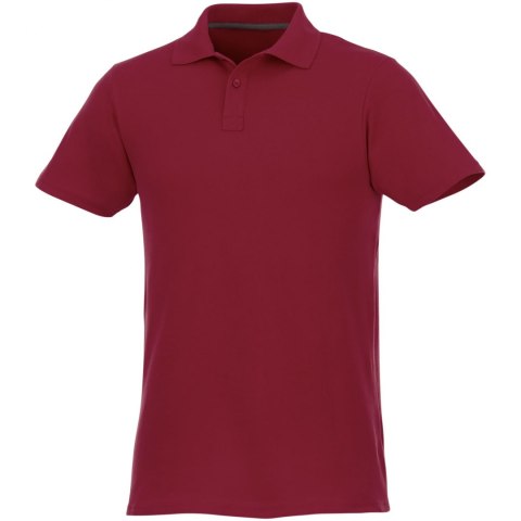 Helios - koszulka męska polo z krótkim rękawem bordo Helios - koszulka męska polo z krótkim rękawem bordo