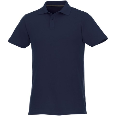Helios - koszulka męska polo z krótkim rękawem granatowy Helios - koszulka męska polo z krótkim rękawem granatowy