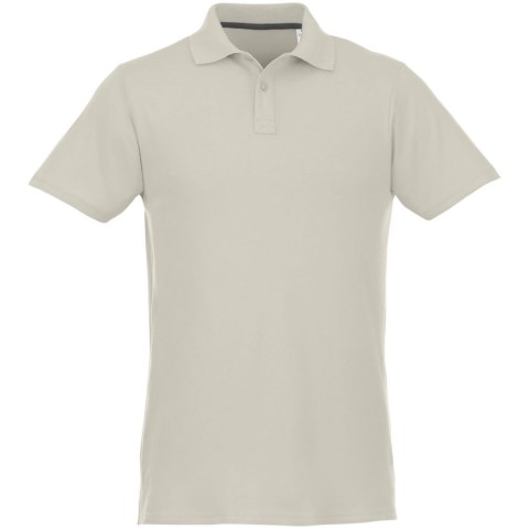 Helios - koszulka męska polo z krótkim rękawem jasnoszary Helios - koszulka męska polo z krótkim rękawem jasnoszary