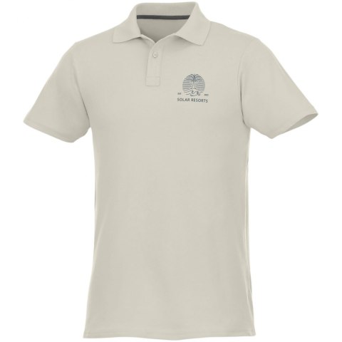 Helios - koszulka męska polo z krótkim rękawem jasnoszary Helios - koszulka męska polo z krótkim rękawem jasnoszary