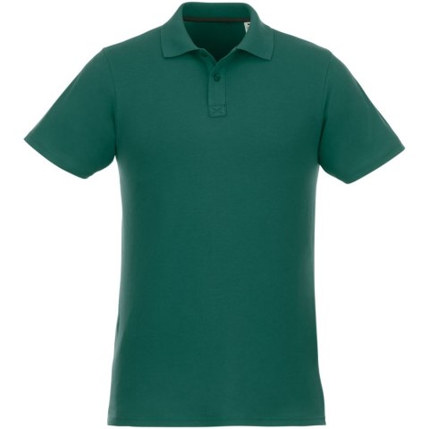 Helios - koszulka męska polo z krótkim rękawem leśny zielony Helios - koszulka męska polo z krótkim rękawem leśny zielony