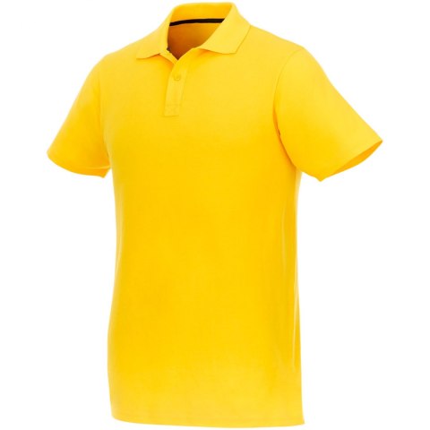 Helios - koszulka męska polo z krótkim rękawem żółty Helios - koszulka męska polo z krótkim rękawem żółty