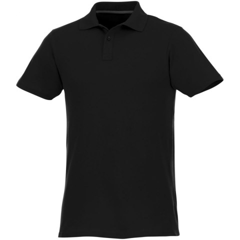 Helios - koszulka męska polo z krótkim rękawem czarny Helios - koszulka męska polo z krótkim rękawem czarny