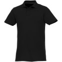 Helios - koszulka męska polo z krótkim rękawem czarny Helios - koszulka męska polo z krótkim rękawem czarny