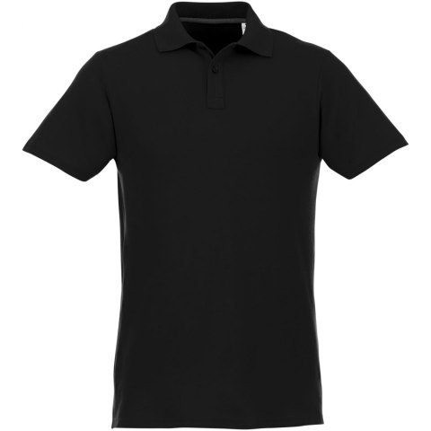 Helios - koszulka męska polo z krótkim rękawem czarny Helios - koszulka męska polo z krótkim rękawem czarny