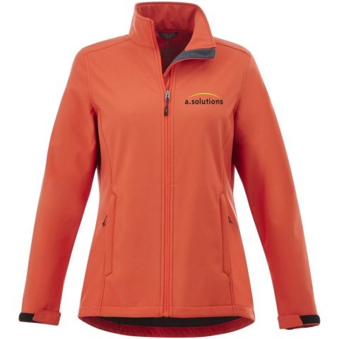 Damska kurtka typu softshell Maxson pomarańczowy Damska kurtka typu softshell Maxson pomarańczowy