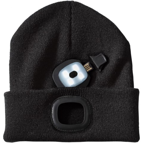 Mighty LED knit beanie czarny Mighty LED knit beanie czarny